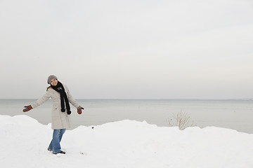 Image showing Enjoying the winter