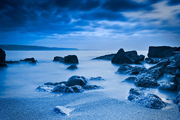 Image showing Beautiful beach landscape 