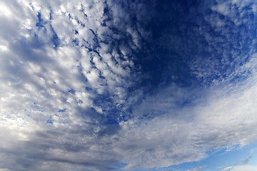 Image showing Sky with clouds in windy summer day