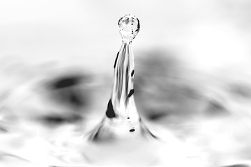 Image showing Abstract water drop