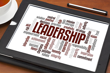 Image showing leadership word cloud 
