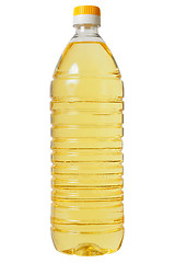 Image showing Bottle with sunflower oil