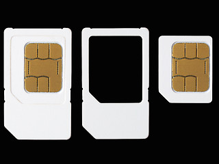 Image showing SIM cards