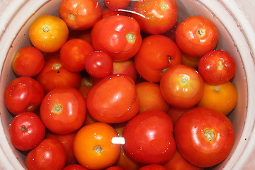 Image showing red tomato very ripe and tasty