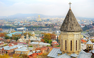 Image showing Tbilisi skyline