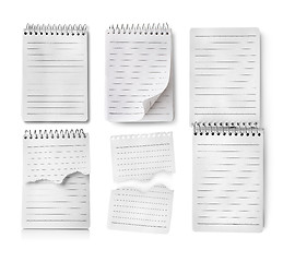 Image showing Collage of notebooks