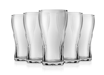 Image showing Empty glass for cola