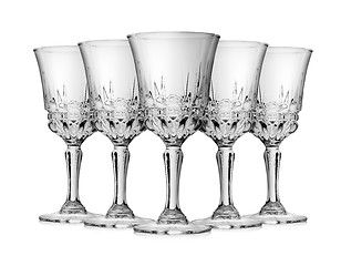 Image showing Wine glass empty