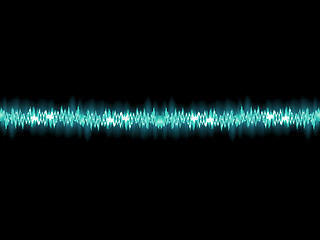 Image showing Seamless sound waves oscillating. EPS 10