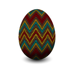 Image showing Knitted egg