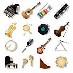 Image showing Musical instuments