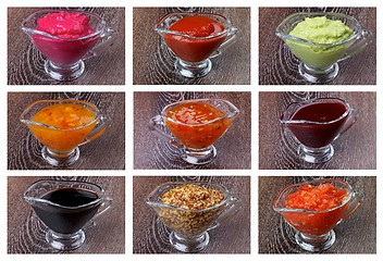 Image showing Collection of Sauces