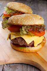 Image showing Two Burgers