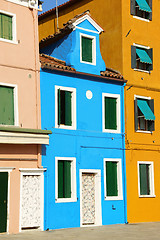 Image showing Colorful houses on Burano Island, Venice