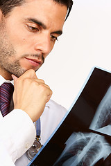 Image showing Examining x-rays