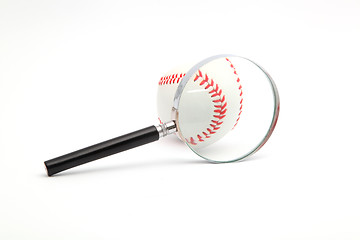 Image showing lens and a baseball 