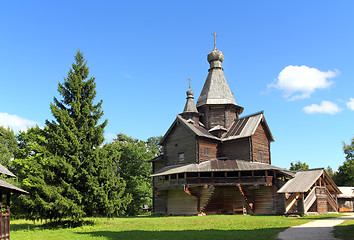 Image showing old russian wooden church