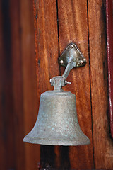 Image showing Bell on a boat Island of Fanoe in Denmark