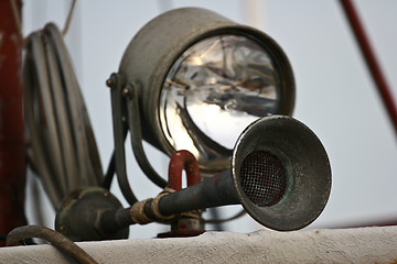 Image showing Horn on a boat. Island of Fanoe in Denmark