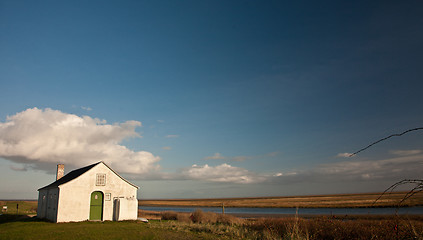 Image showing White house. Island of Fanoe in Denmark