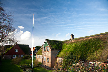 Image showing Old brick house. Island of Fanoe in Denmark