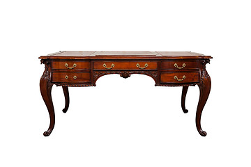 Image showing Vintage writing desk