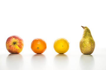 Image showing Group of fruits