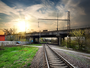 Image showing Railway tracks