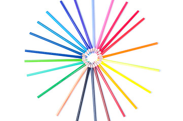 Image showing Multicolored pencils