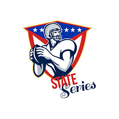 Image showing American Football Quarterback State Series