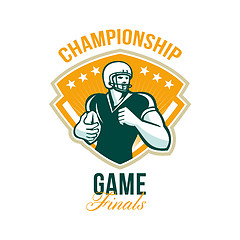 Image showing American Football Championship Game Finals Crest