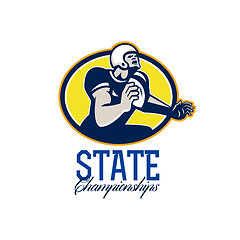 Image showing American Football State Championships Retro