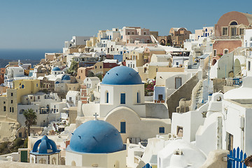 Image showing Santorini white houses