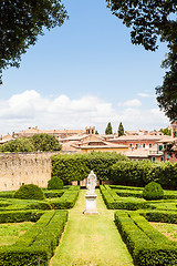 Image showing Italian garden