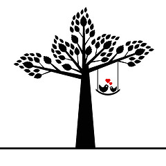 Image showing valentine tree