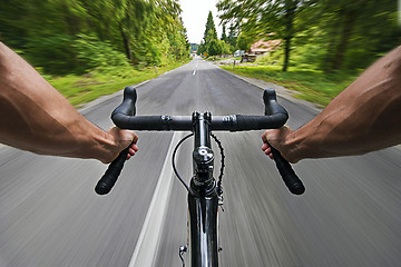 Image showing Road cycling