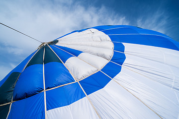 Image showing Blue Balloon in the blue sky