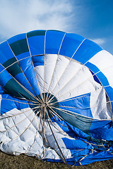 Image showing Blue Balloon in the blue sky