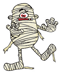 Image showing Creepy mummy