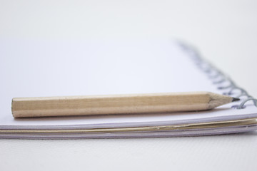 Image showing Pencil on a book