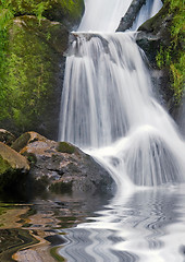 Image showing idyllic waterfall