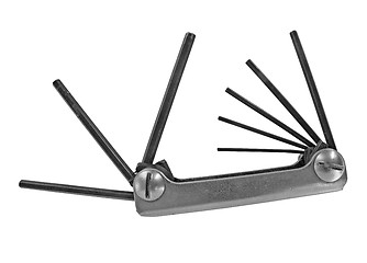 Image showing vintage allen hex key