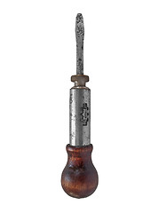 Image showing vintage ratchet screwdriver