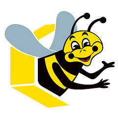 Image showing Smiling bee