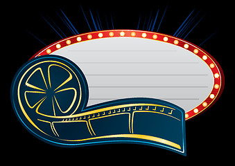 Image showing Movie neon