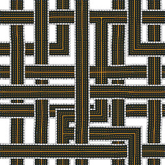 Image showing Seamless road pattern
