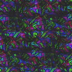 Image showing artist artwork palette picture frame graphic purple, green seaml