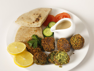 Image showing Falafel plate