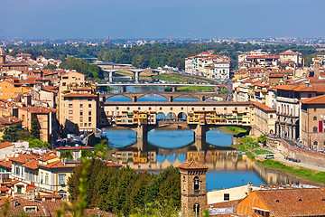 Image showing Ponte Vecchio in Florence