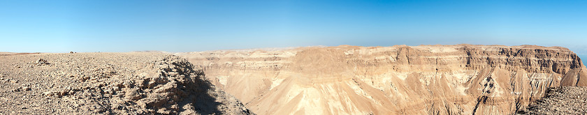 Image showing stone desert panorama